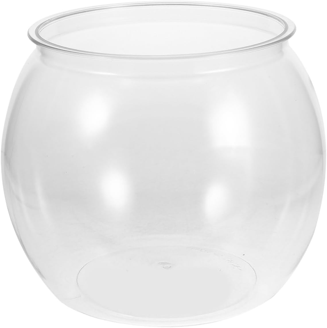 Compact Transparent Aquarium Tank for Betta Goldfish and Small Aquatic Pets Unbreakable Clear Plastic Desktop Fish Bowl Pet Material for Office and Home Decoration image number 4