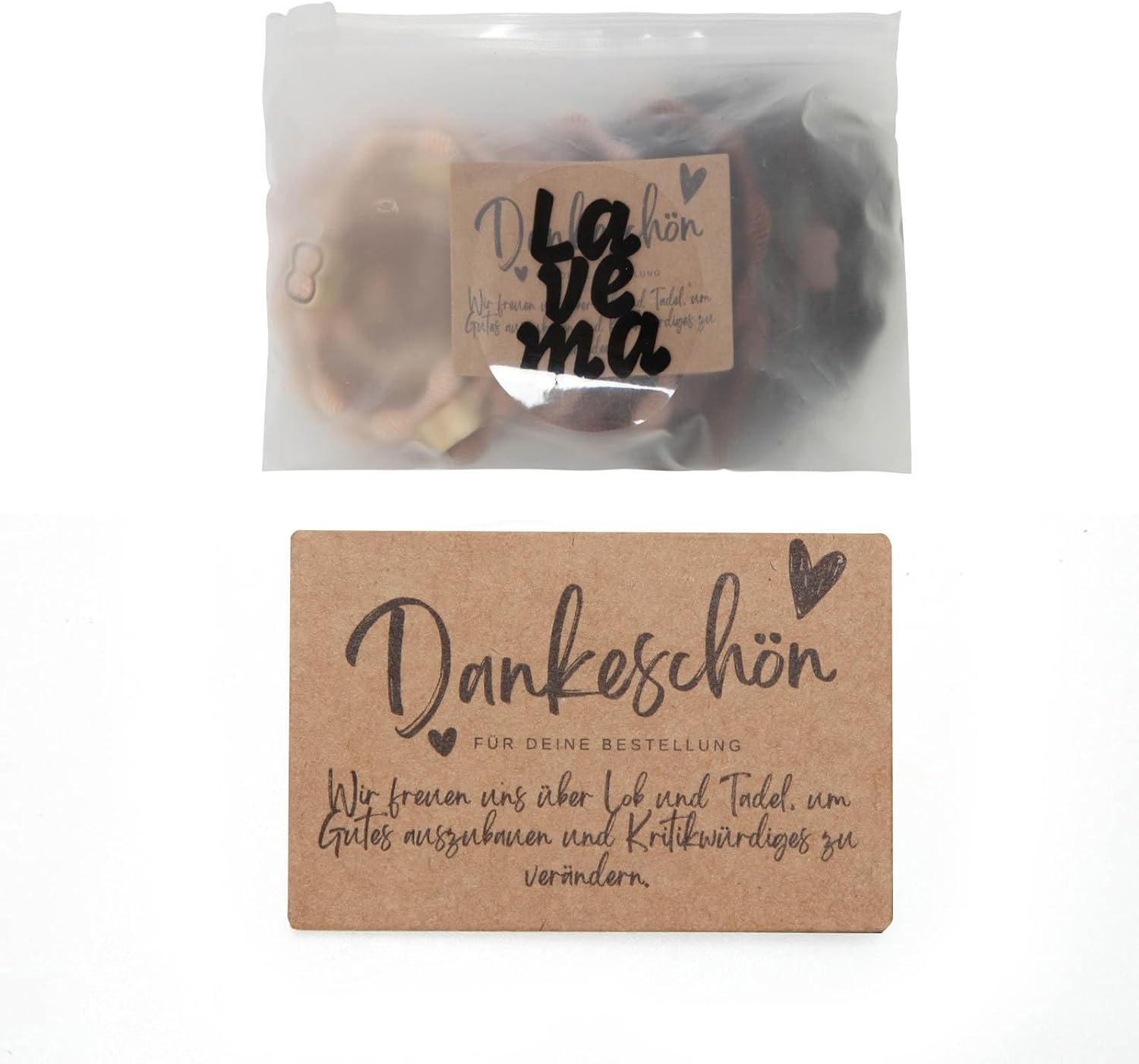 Lavema Hair Bobbles with Diamond, Pack of 20 in 5 Colours, Hair Bands for Girls and Women, 5.5 Cm, Elegant, Comfortable for Everyday Use image number 3