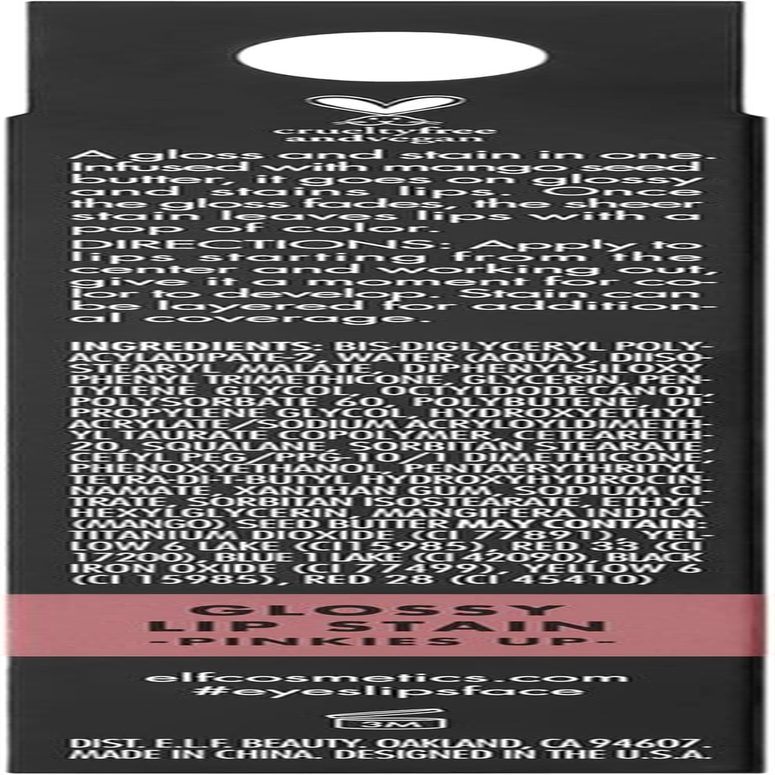 Glossy Lip Stain in Pinkies up by Elf image number 1