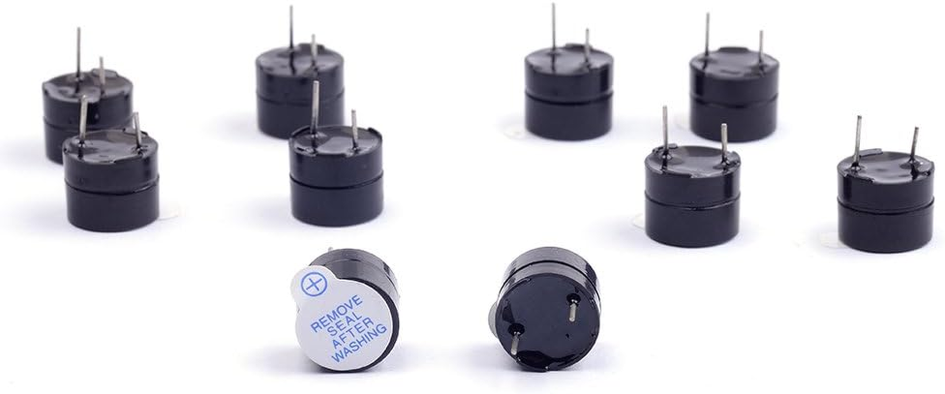 Cylewet 10Pcs 5V Active Buzzer Electronic Alarm Magnetic Long Continuous Beep for Arduino (Pack of 10) CYT1036 image number 2