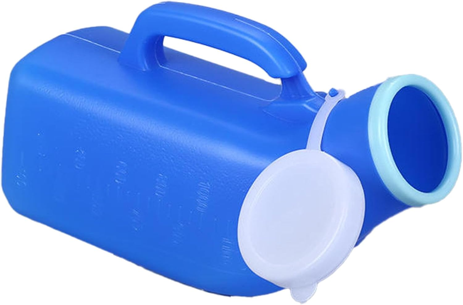 Men'S Portable Urinal with Lid 1200Ml Capacity Plastic Urine Bottle with Clear Scale for Elderly Car Use Convenient Hygienic No Spill Lightweight Handle Non Odor anti Slip Urinals for Men image number 2