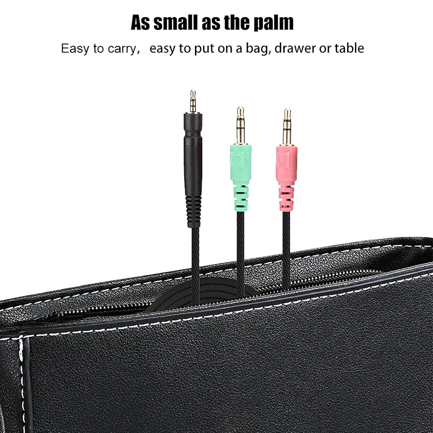 Gaming Headset Cable - 3.5Mm Gold Plated Plug for G4ME ONE, PC373D, PC37X, GSP350, 500, 600 - High-Fidelity Sound