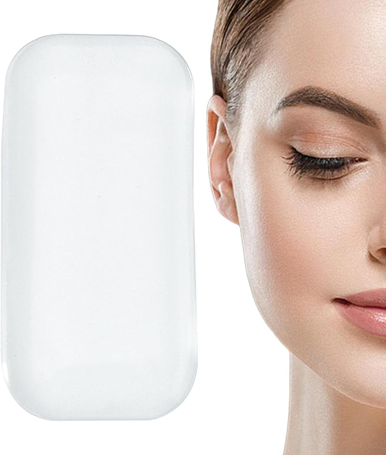 Eyelash Extension Pads, Eyelash Extensions Supplies Loose Lash Holder Pad, Skin-Friendly Silicone Eyelashes Forehead Sticker for Women Pochy image number 4
