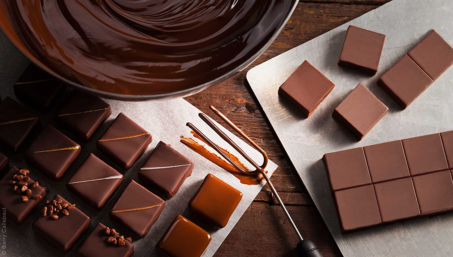 Callebaut Bittersweet Callet 54.5% Finest Belgian Chocolates 1 Kg image number 4