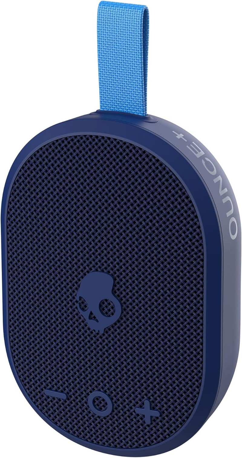 Skullcandy Ounce+ Wireless Bluetooth Speaker - IPX7 Waterproof Mini Portable Speaker with 16 Hour Battery, True Wireless Stereo, and Ballistic Nylon Carry Strap