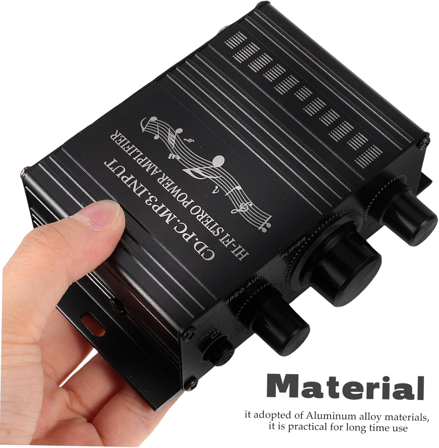 CIYODO Mini Stereo Amplifier for Home and Car Audio Amplifier Sound Quality for Speakers Motorcycles and More image number 4