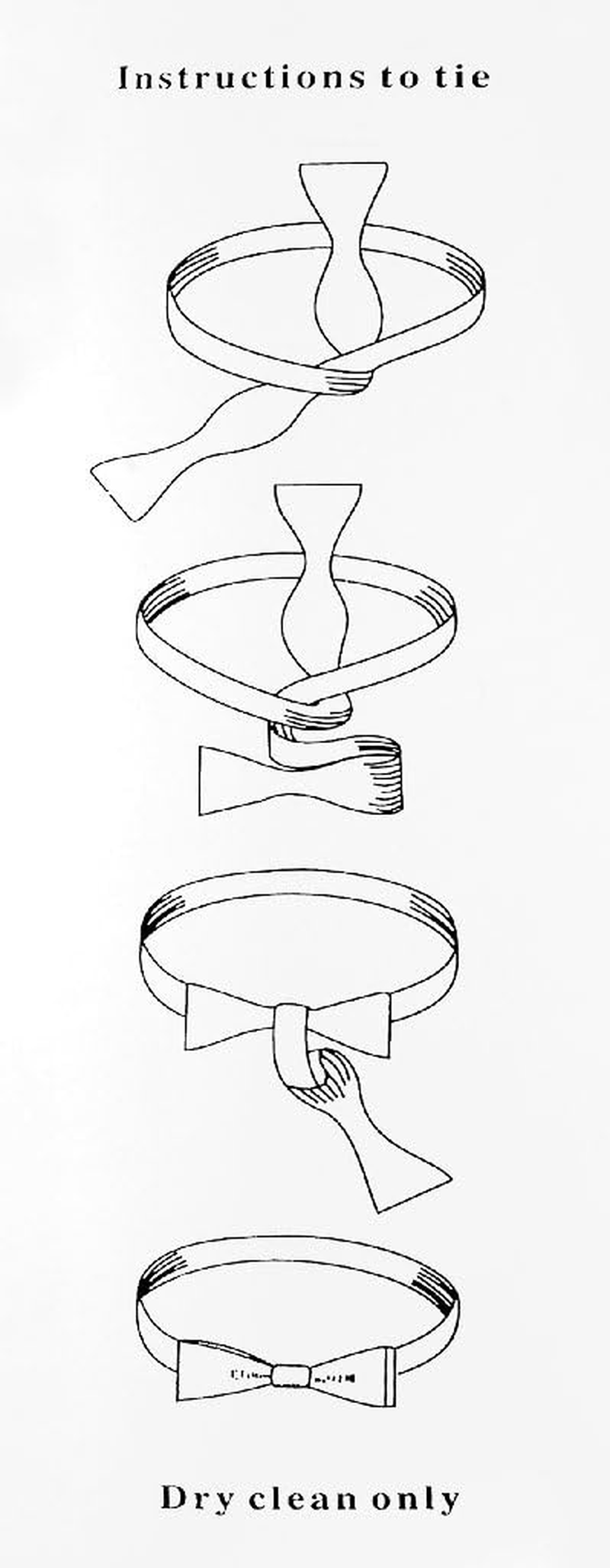 Vesuvio Napoli SELF TIE Bow Tie Solid CHOCOLATE BROWN Color Men'S Bowtie, Chocolate Brown, One Size image number 2