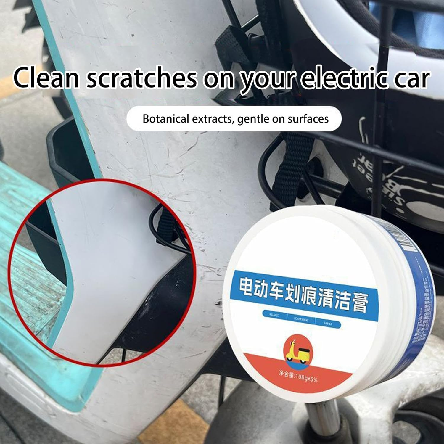 Scratch Remover for Vehicles - Auto Wax Polish Scratch Remover,Long-Lasting Multipurpose Swirl Repair for Bird Droppings image number 2