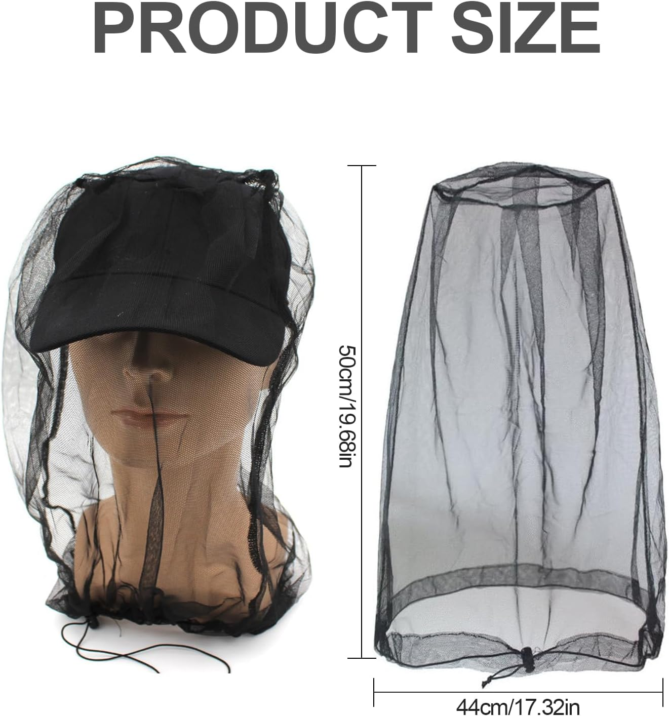 2 Pack Hair Extension Storage Bag,Adjustable Wig Bag with Drawstring Portable Travel Organizer for Protecting Wigs on Mannequin Wig Head from Dirt and Dust(Black) image number 5