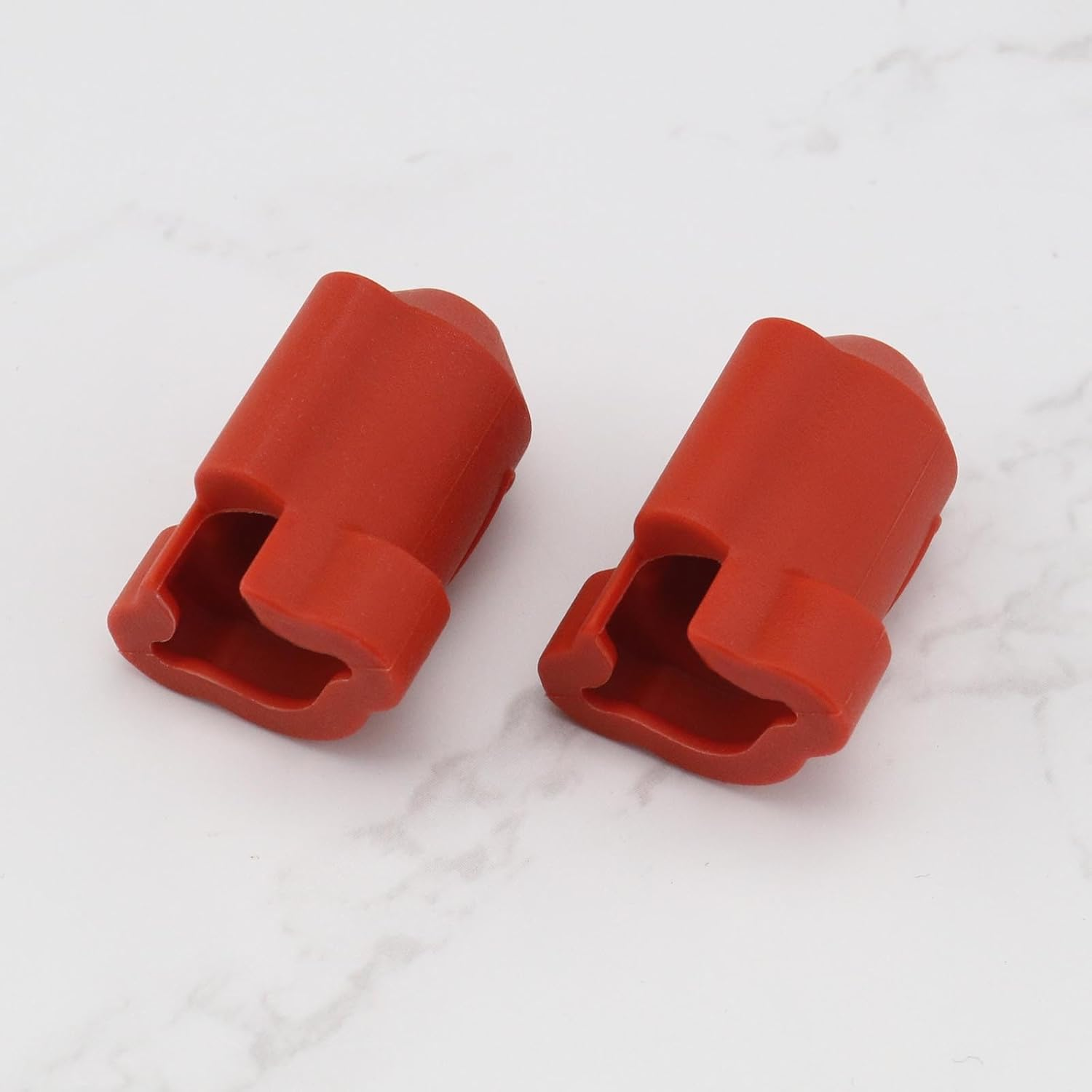 VGOL 5Pcs 3D Printer Extruder Hot End Silicone Sleeve 3D Printer Extruder Silicone Protective Cover Compatible with Creality K1 K1 MAX 3D Printers, Red - Red image number 4