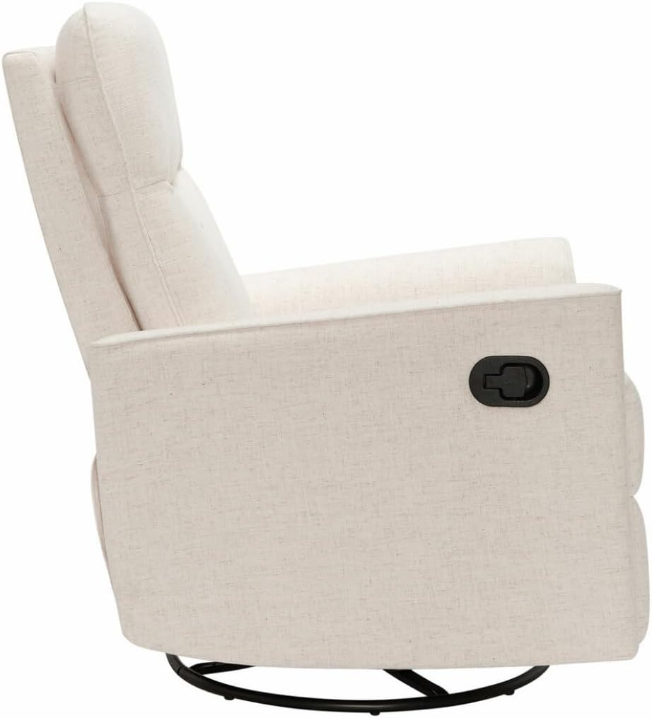 Il Tutto Felix Recliner Glider Nursery Chair, Sea Shell - Sea Shell image number 5