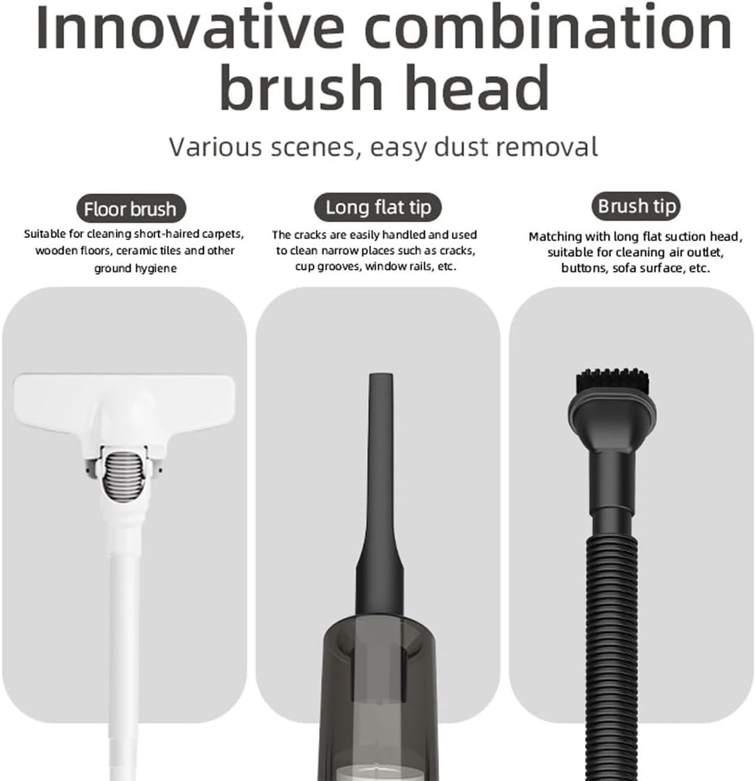Cordless Vacuum Cleaner, 3-In-1 Rechargeable Handheld Vacuum, Powerful Suction for Pet Owners, Car & Home Cleaning Solution &ndash; Lightweight & Easy to Use image number 6