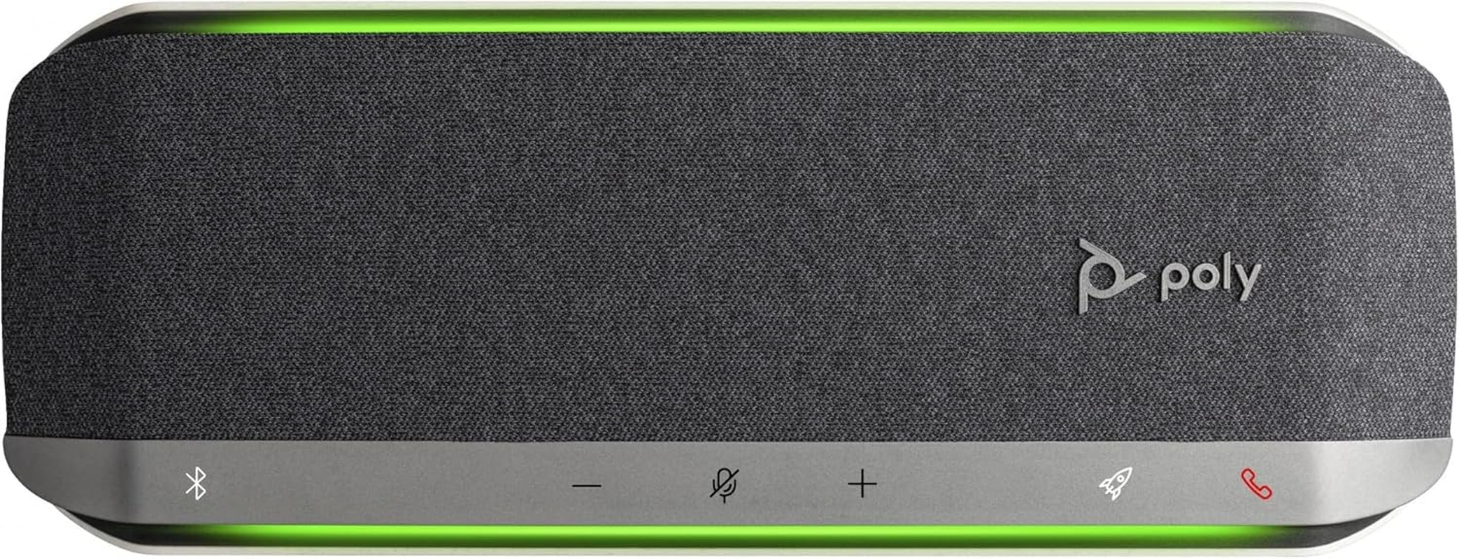 Poly - Sync 40+ Bluetooth Smart Speakerphone (Plantronics) - Flexible Work Spaces - Connect to Pc/Mac via Included BT600 Dongle & Smartphones via Bluetooth - Works with Teams (Certified), Zoom & More, Gray image number 3