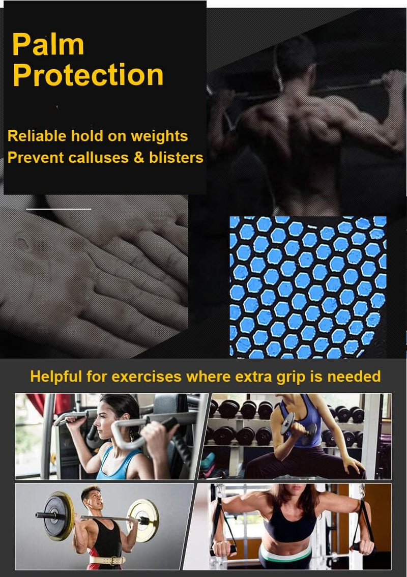 SUJAYU Workout Gloves for Women Men, Barehand Gloves for Weight Lifting, Weight Grips for Women Gym Gloves for Women Weight Lifting image number 5