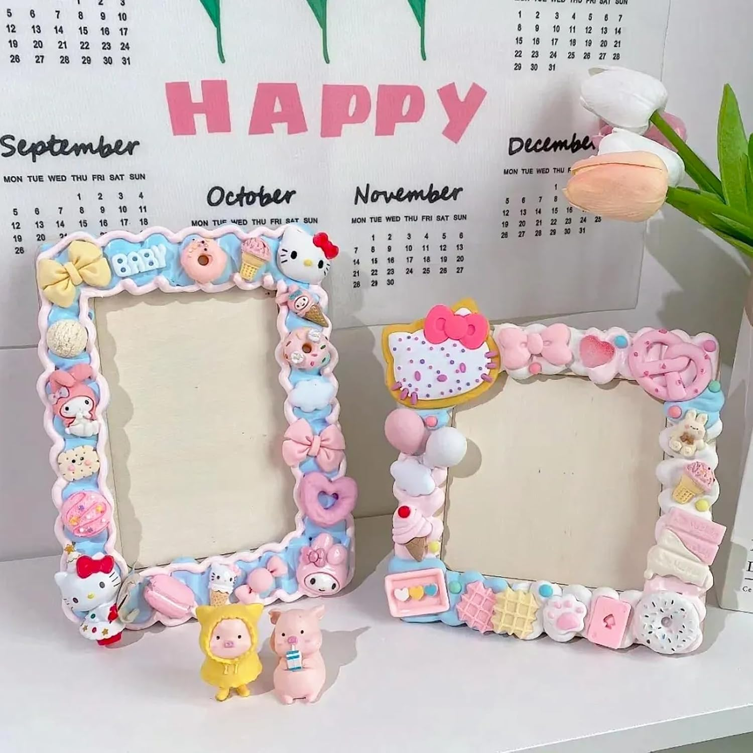 100PCS Decoden Charms, Flatback Resin Charms, Bulk DIY Craft Making Kit, Used for DIY Handicraft Production, Decorating Phone Cases, Issuing Cards, Etc(Random Non Repeating Pattern) image number 2