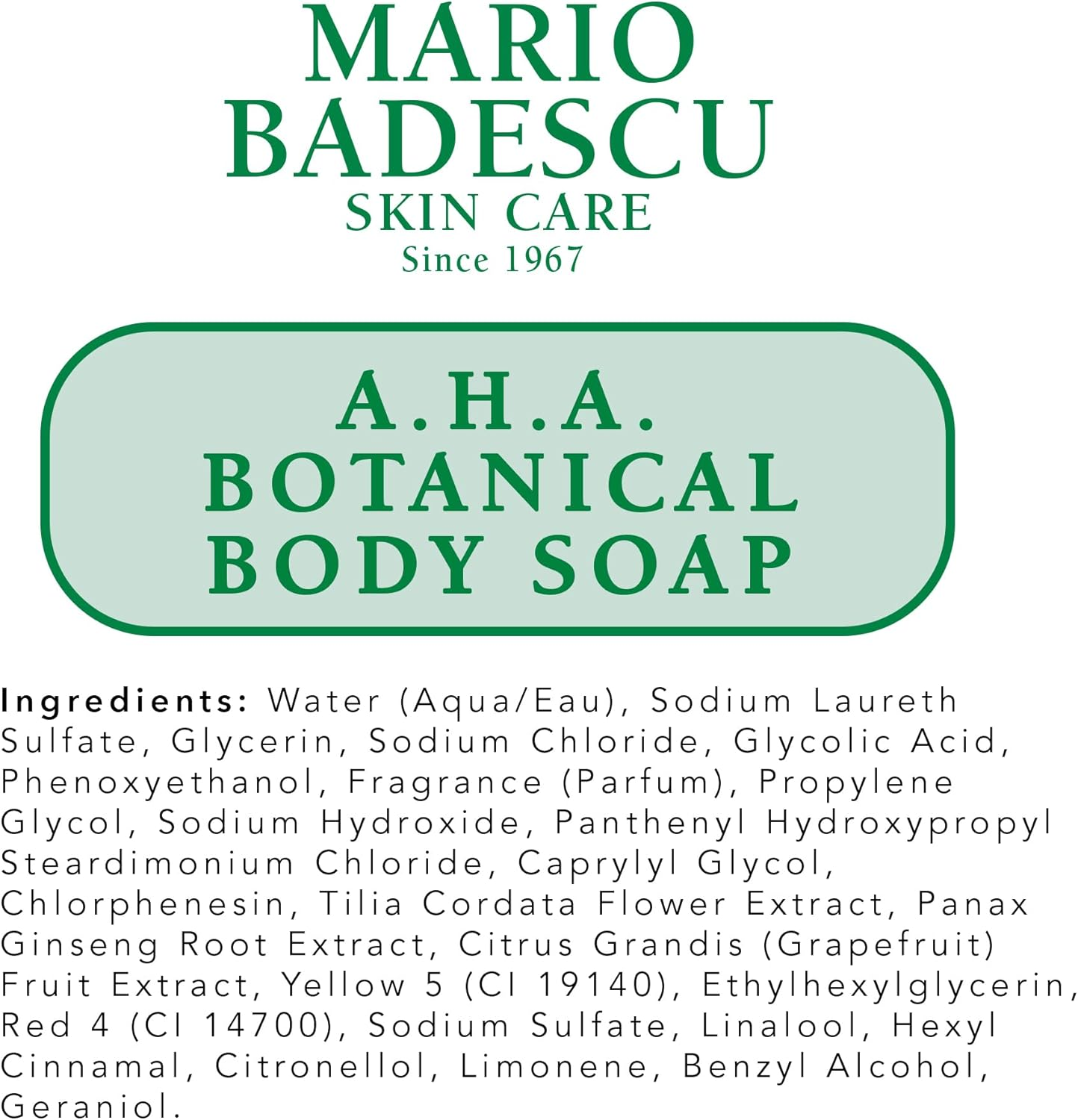 Mario Badescu A.H.A. Botanical Body Soap - for All Skin Types 236Ml/8Oz image number 6