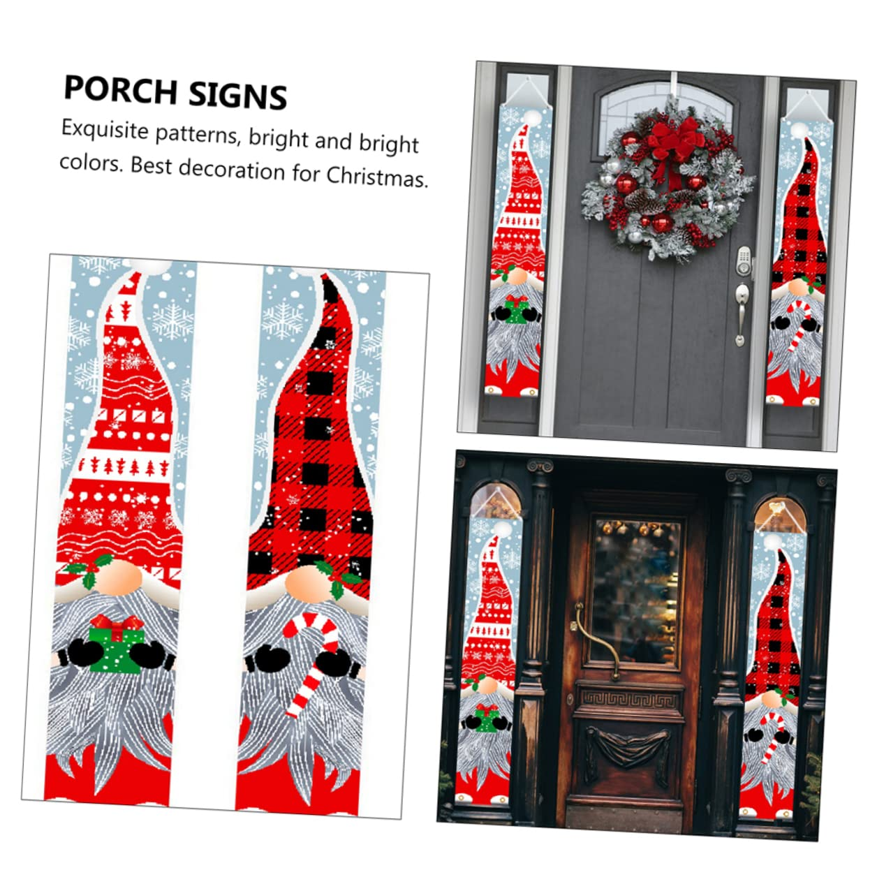 Parliky Door Decoration Christmas Decorative Couplets Holiday Indoor Outdoor Banner image number 4