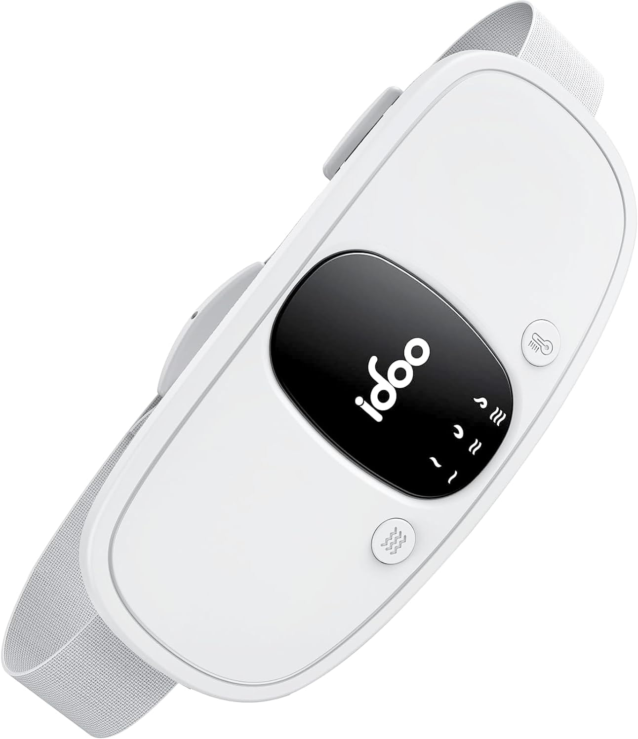 Idoo Heating Pad for Cramps, Cordless Portable Menstrual Heating Pad for Pain Relief with 3 Heat Levels and 3 Vibration Massage Modes, Fast Back or Belly Heating, Ideal Gifts for Women, Girls (White) image number 6