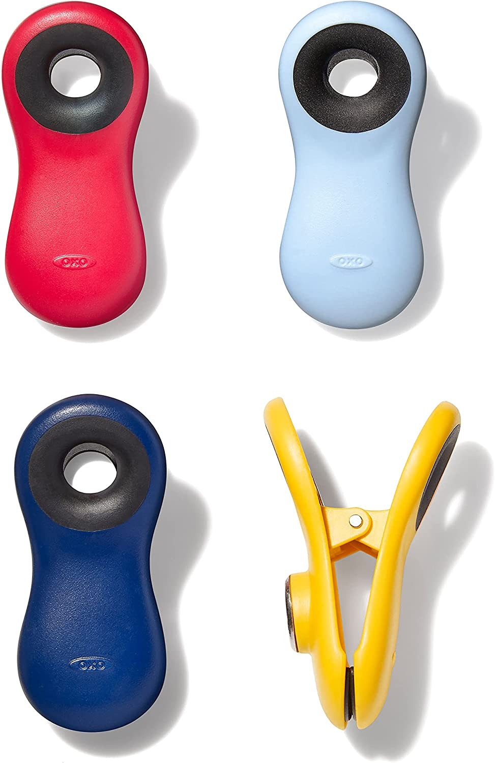 OXO Good Grips Collection Bag Clip, 4 Piece All-Purpose Set, Assorted