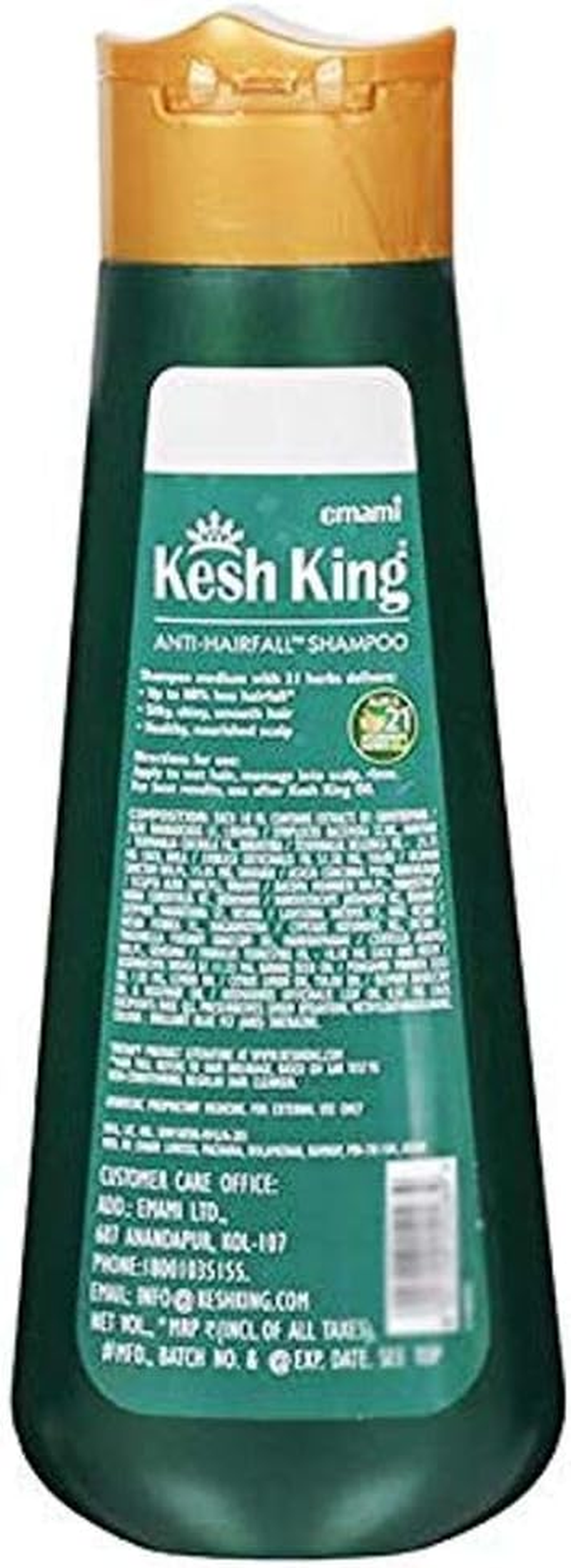 Kesh King anti Hairfall Shampoo with Aloe and 21 Herbs, 200Ml image number 1