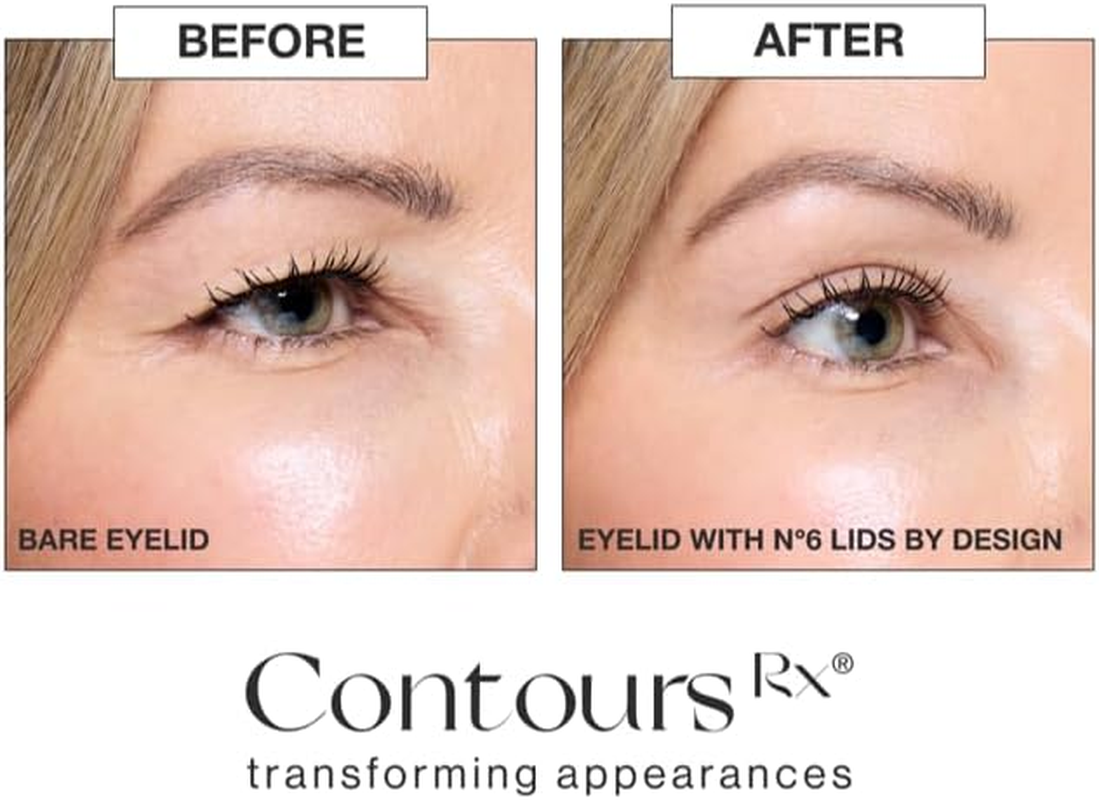 Contours Rx Lids by Design - Medical Grade Eyelid Correcting Strips for Heavy, Hooded, & Droopy Lids - Transparent, Anti-Aging, and Hypoallergenic Eyelid Tape - (4Mm - 7Mm) Assortment Pack, 80Ct