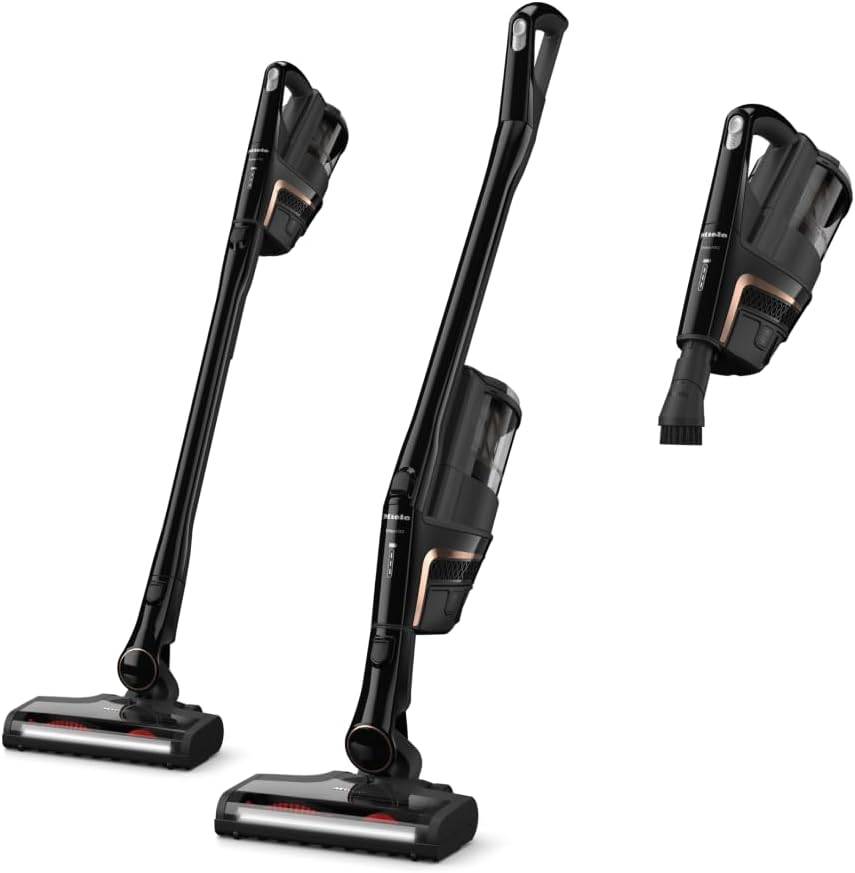 Miele Triflex HX2 Cat and Dog Cordless Vacuum Cleaner with LED Lighting and Patented 3-In-1 Design, Powerful Stick Vacuum, Multi Floor XXL Electrobrush, Obsidian Black
