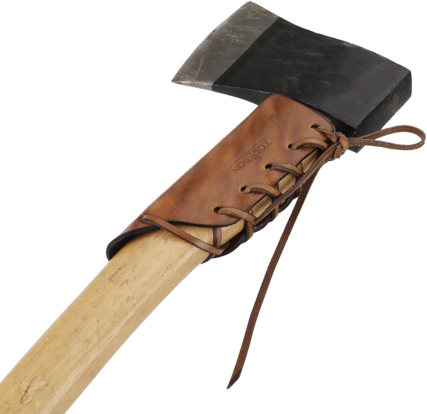 TOURBON Leather Axe Handle Protection Covers - Vintage Brown image number 6