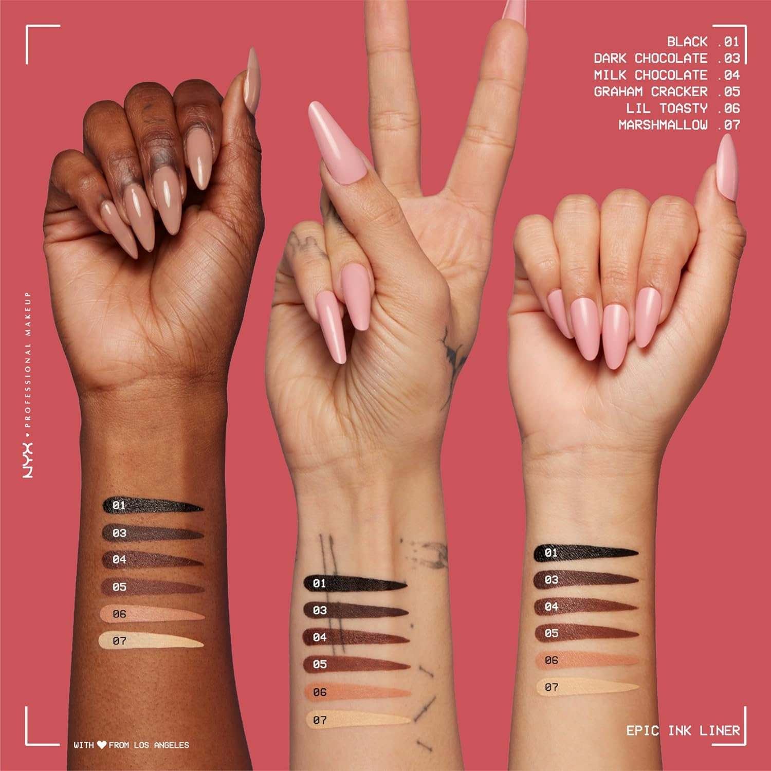 Nyx Professional Makeup EPIC INK Eye Liner MARSHMALLOW image number 5