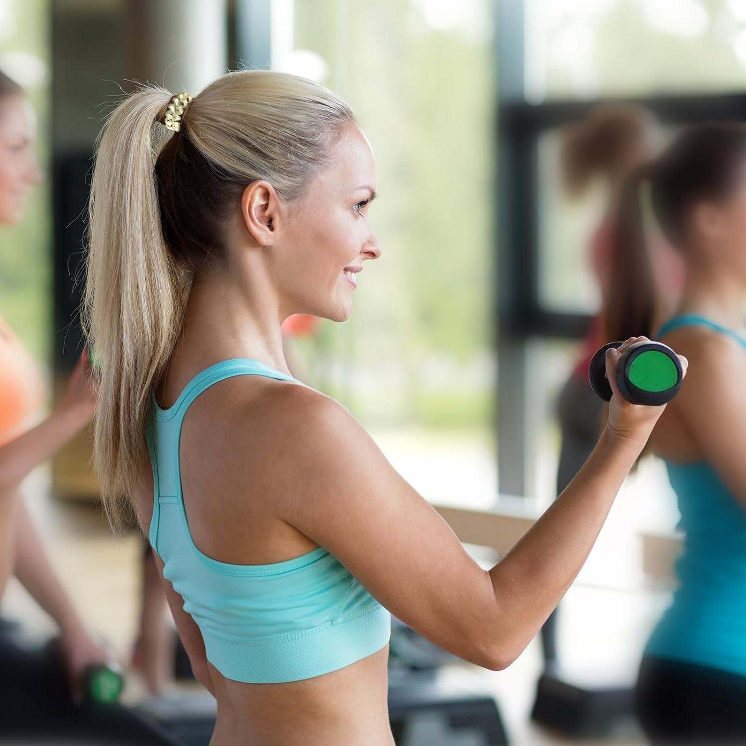 Jesslab Spiral Hair Ties, 10 Pcs Traceless Phone Cord Bracelet Plastic Coil Ponytail Holders No-Damage Accessory for Girls Women Ladies, Color Assorted, Set 36 - Assorted,Assorted Colors image number 3