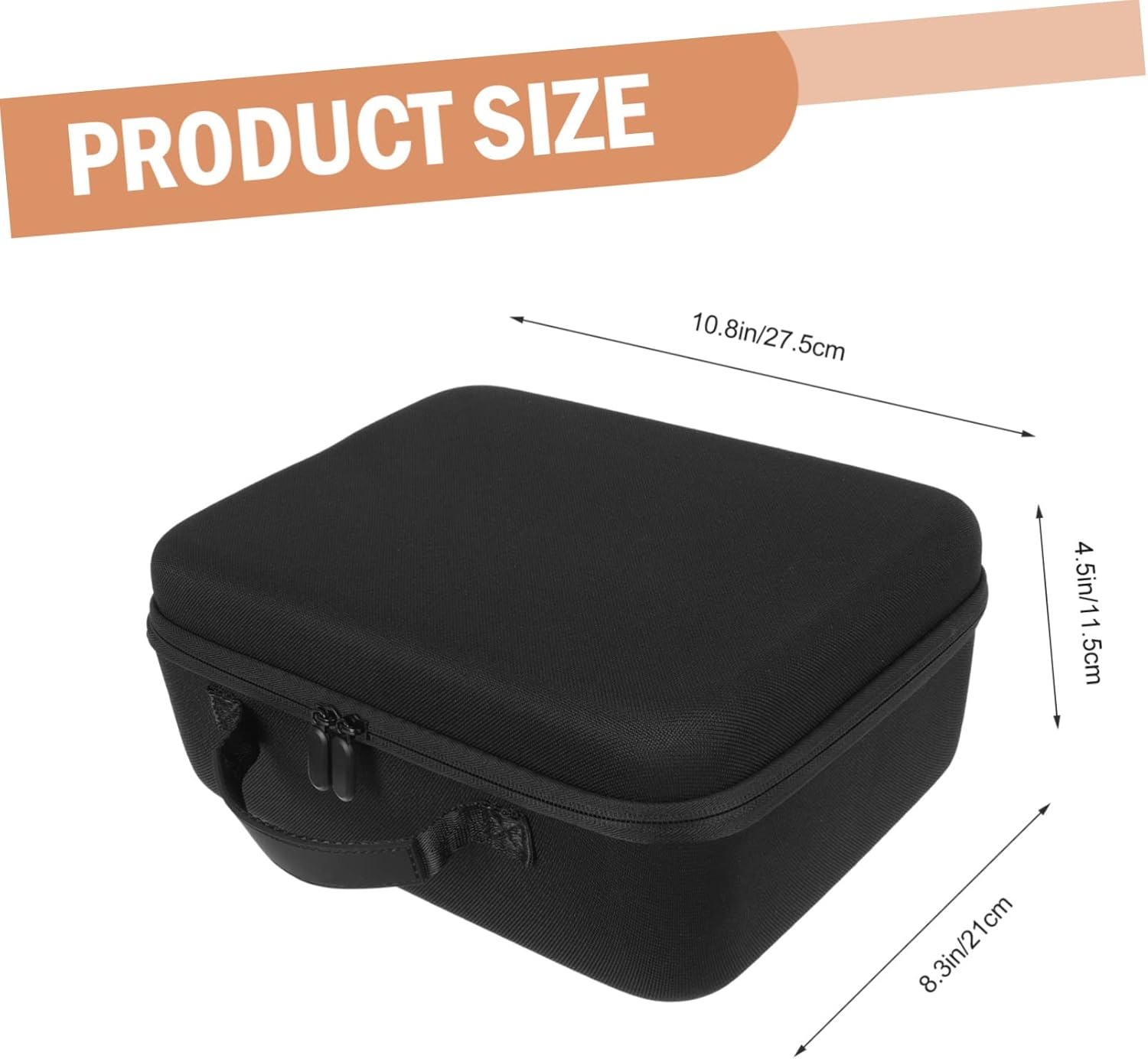 COLLBATH Splash Capacity Hair Dryer Carrier Case Durable Eva Travel Pouch for Hair Styling Tools Storage for Travel and Home Use image number 5