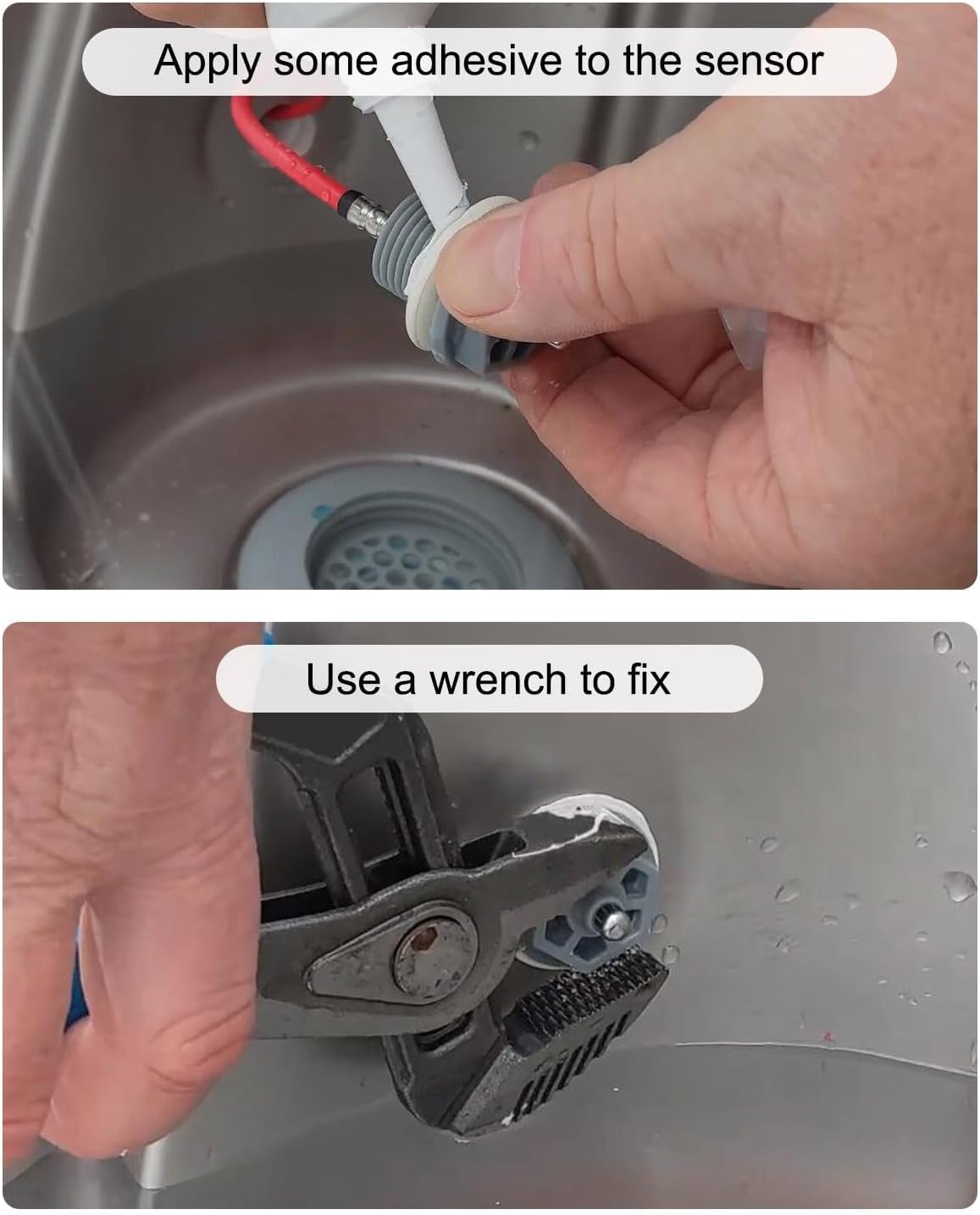 Studry Temperature Sensor with Curled Finger Gilded Connectors Replace 6600-166 Compatible with Jacuzzi Hot Tubs and Sundance Spas image number 3