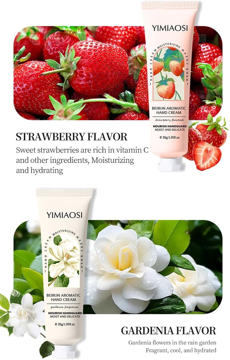 10 Pack Travel Size Hand Cream Bulk - Natural Plant Fragrance Moisturizing Lotion for Dry Cracked Hands, Gift Set for Women & Teens (Mom, Teacher, Nurse, Bridesmaid) - Birthday, Mothers Day, Nurses Week, Teacher Appreciation image number 2