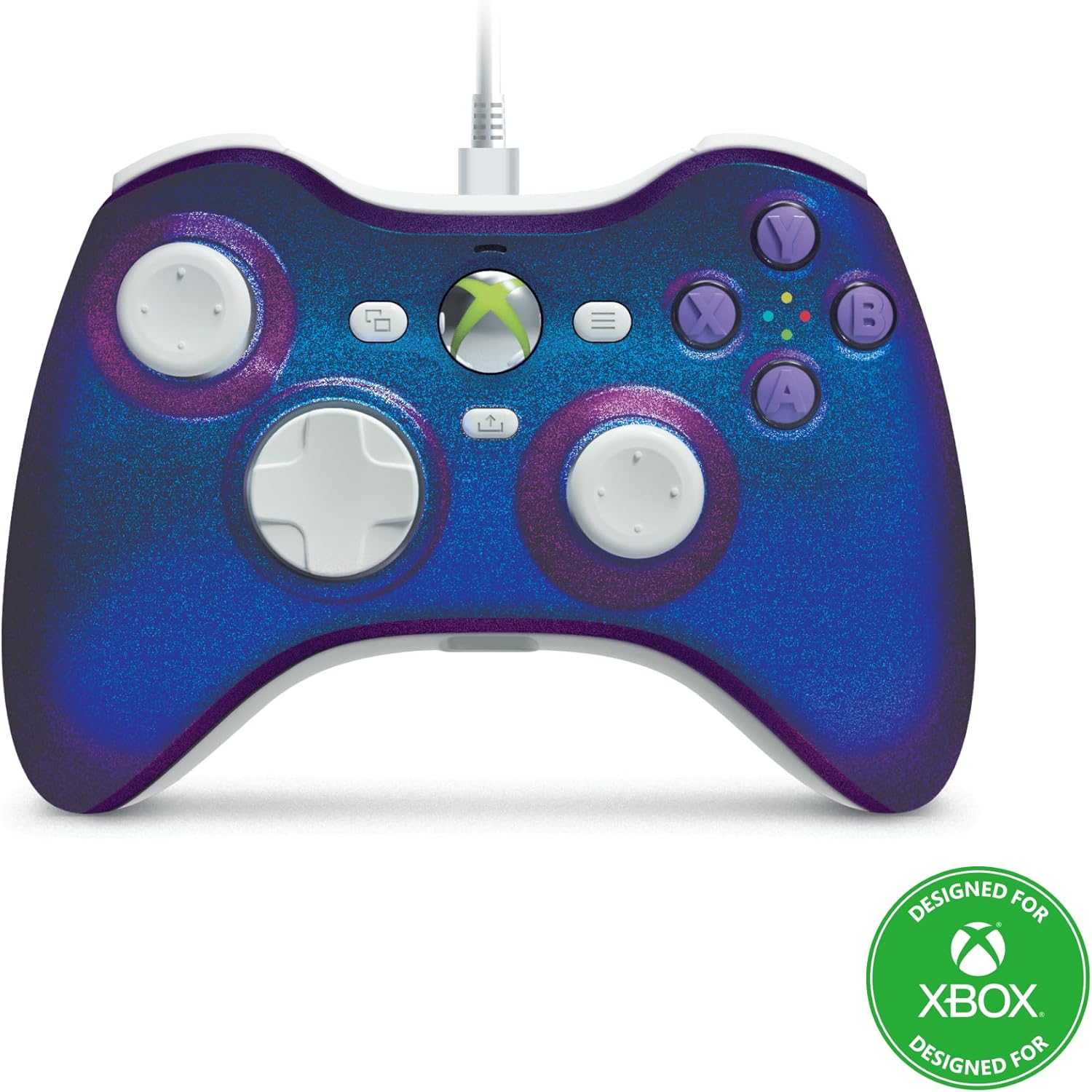 Hyperkin Xenon Wired Controller Special Edition for Xbox Series X|S/Xbox One/Windows 10|11 (Twilight Galaxy) - Officially Licensed image number 3