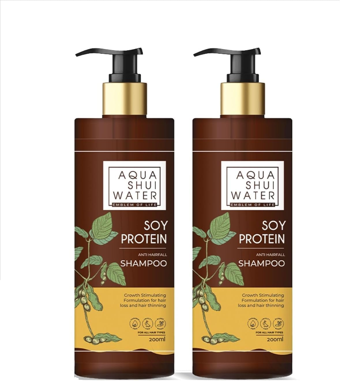 MANTRAMART Hairfall Shampoo & Cleanser &ndash; Paraben & Sulfate Free &ndash; Nourishing Soy Protein Formula &ndash; Strengthens & Smooths Hair &ndash; Suitable for All Hair Types &ndash; 400Ml image number 2