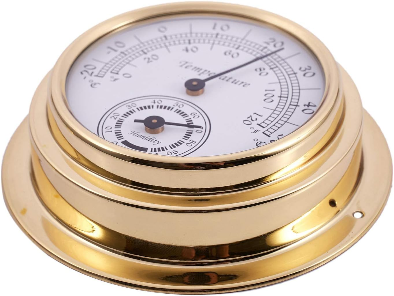 Thermometer Hygrometer Barometer Watches Clock 2 Whole Set Weather Station Meter image number 1