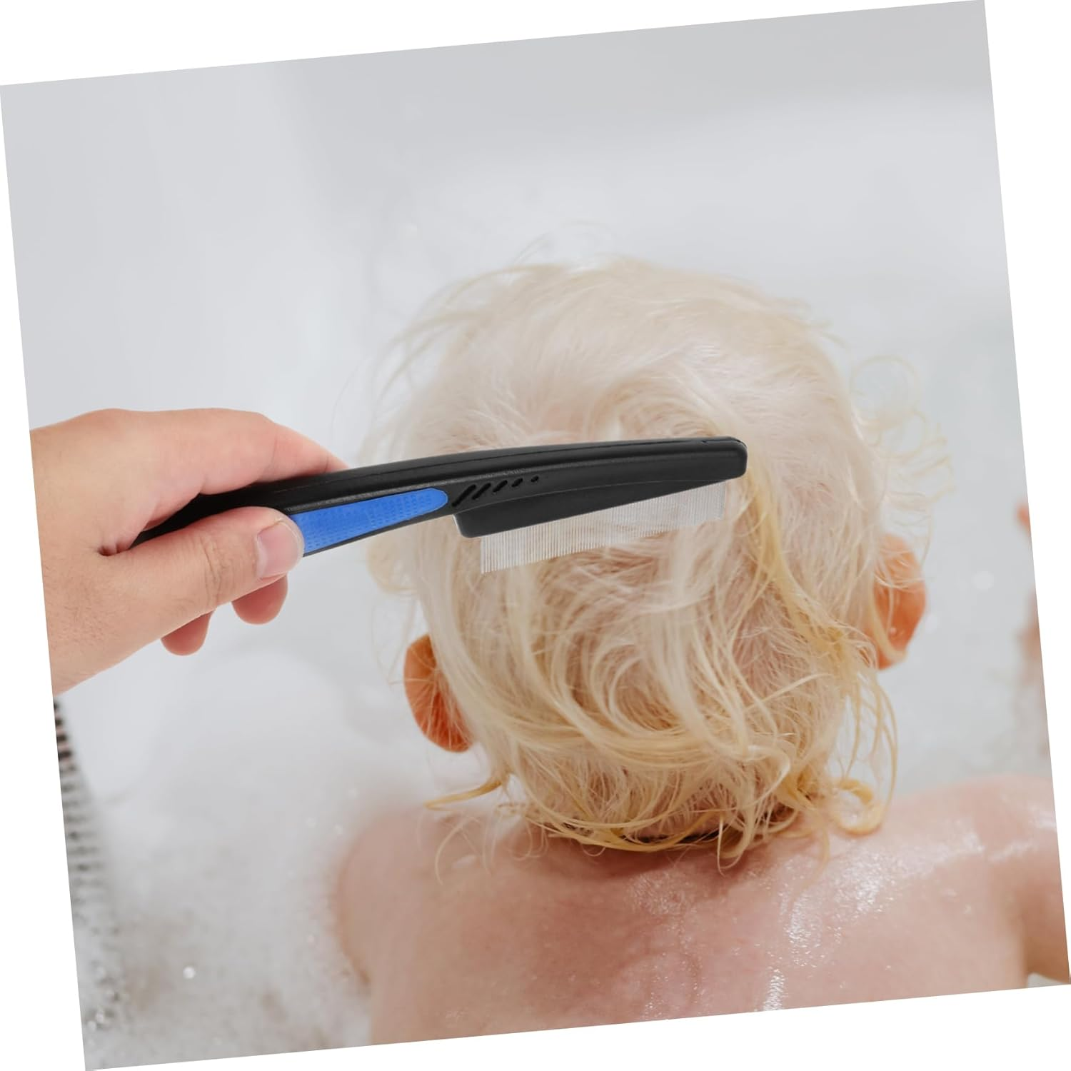 ULDIGI Scalp Care Comb Fine Stainless Steel Dandruff for Boys and Girls Adults Gentle Detoxifying Hair Comb for Scalp Relief image number 6