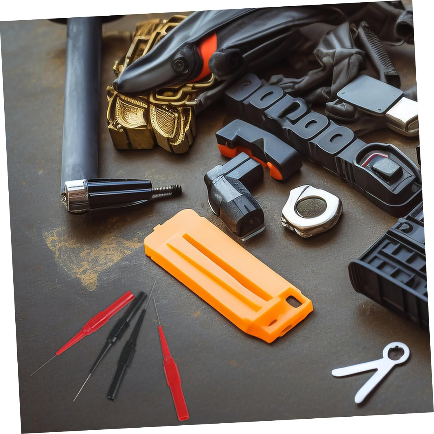 OKUMEYR 4Mm Back Probe Test Pin for Automotive Circuit Multimeter Leads, Non-Destructive Needle Probes, 4Pcs Electrical Testing Tool for Car Diagnostics image number 2