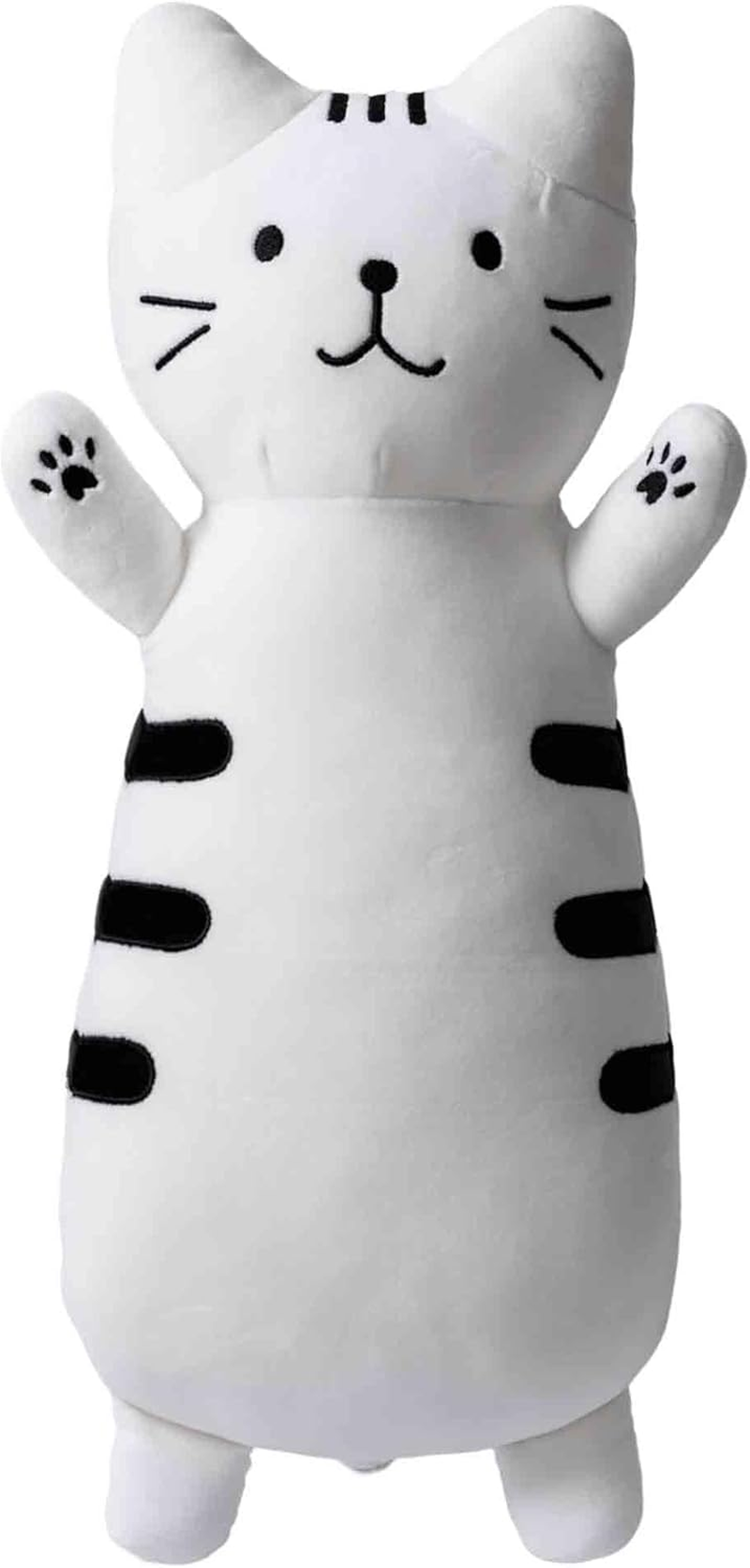 Ballarart CO Cat Plush Toy - Cute Kitten Plush Toy, Cat Stuffed Toy Stuffed Animal, Squishmallow Cat Plushie, Cat Pillow Cat Toys for Kids and Adults (18")