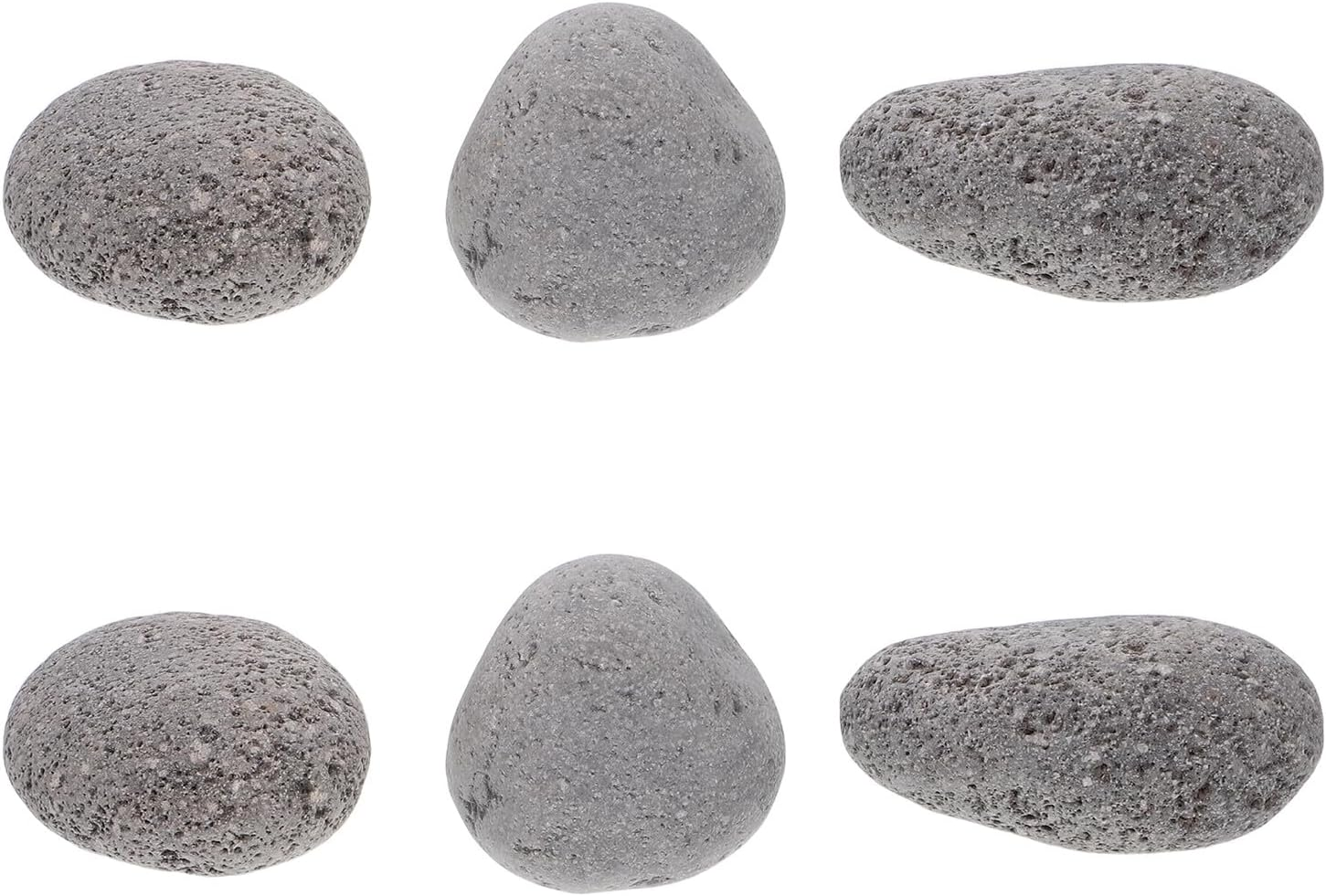 Alasum Natural Volcanic Lava Rocks 5-8Cm 1Kg Bag Reusable Fire Pit Stones Fireplace Landscaping Patio Grill Accessories for Outdoor and Indoor Fireplaces image number 2