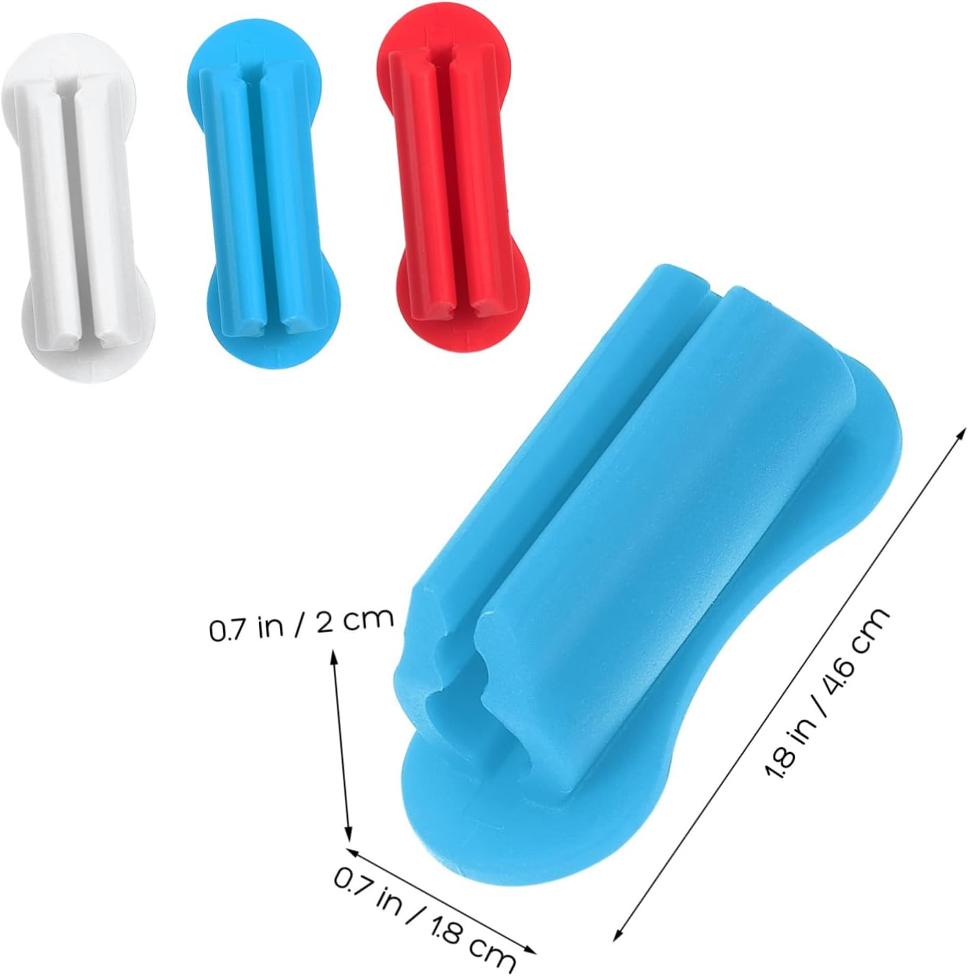 MINAOLULUS 12Pcs Silicone Pen Holder for Desk Self-Adhesive Marker Organizers Strong Adhesion Modern Minimalist Design Compatible Pencils Brushes Stylish Office Accessories image number 1