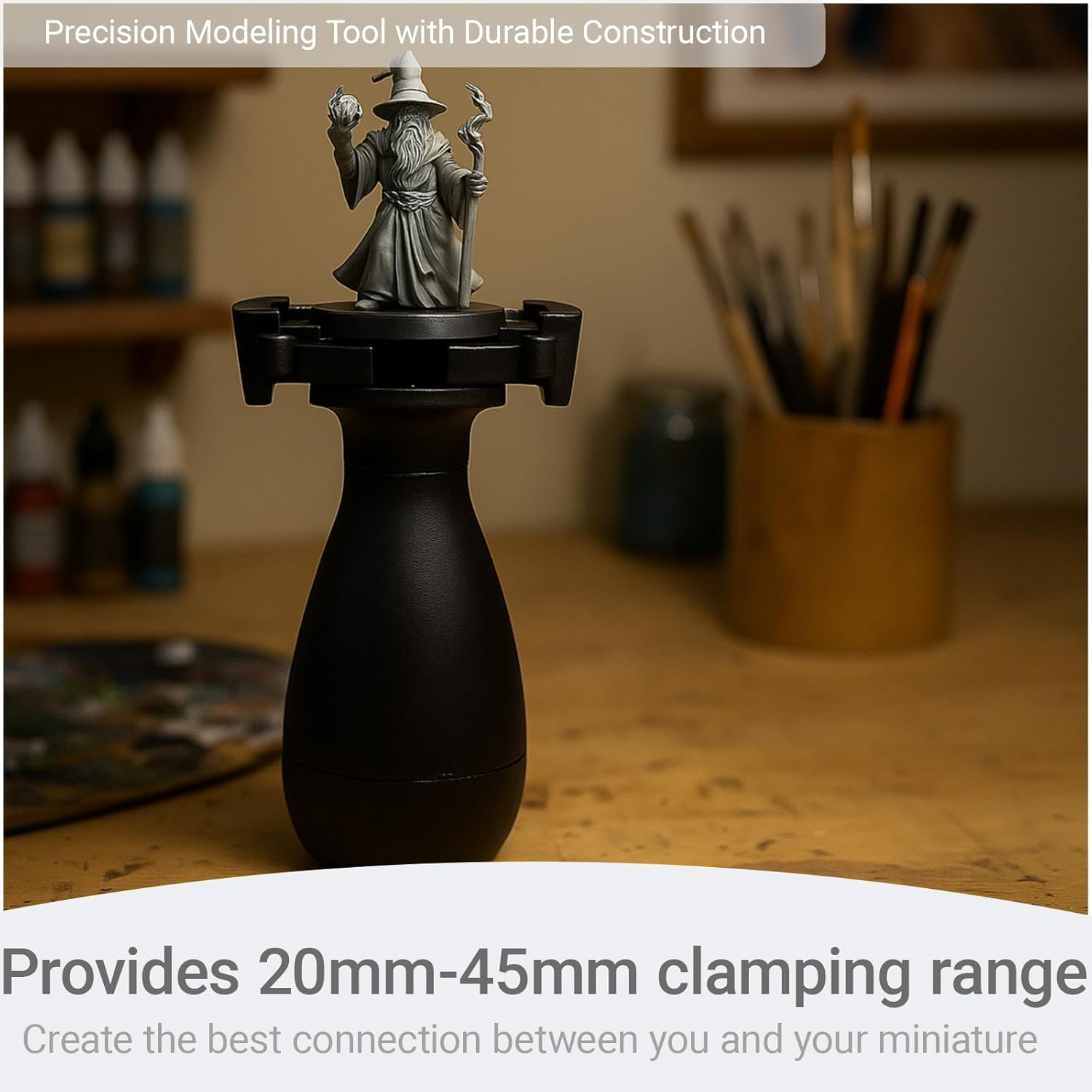 HUBEST Painting Handle,Model Painting Holder for Miniautres,Dnd,Scale Model,Fantasy Figurines,War Game Accessories image number 3