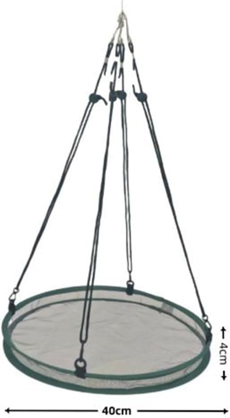 2 Pcs Bird Seed Catcher Trays for Hanging Bird Feeder Platform, Universal Wild Birds Seed Catcher Hanging Hoop Platform for Hummingbird Feeders Bee Feeder Outdoor Garden Accessories.