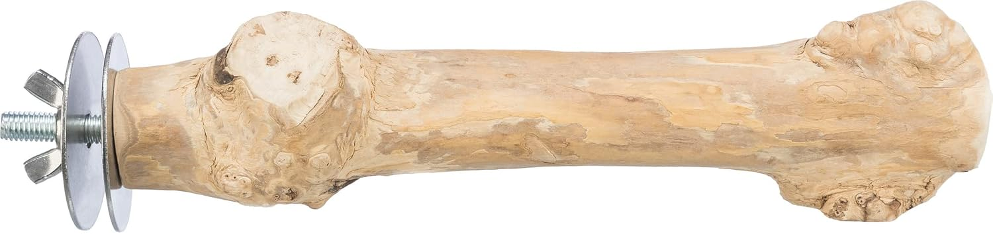 Perch with Screw Attachment, Coffee Wood, 20 Cm/&Oslash; 20&ndash;30 Mm