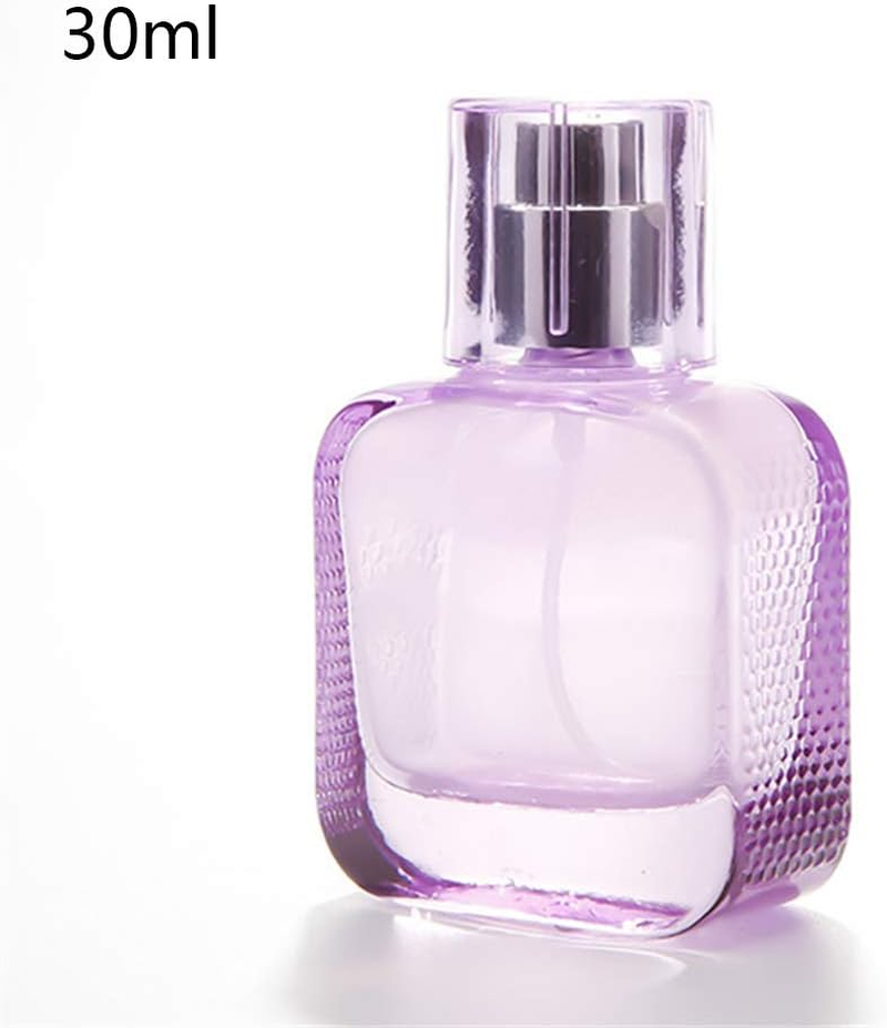 Portable Refillable 4 Pcs 30ML Square Perfume Atomizer Spray Bottles Purple