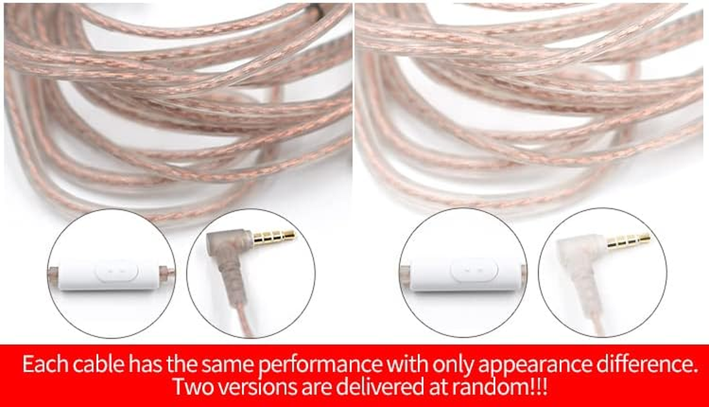 Yinyoo KZ EDX PRO Earphones Headphones with 1DD, EDX PRO Wired in Ear Earbuds Hifi Deep Bass Sound with 1DD New 10Mm Dynamic Driver over Ear Headset with Detachable Cable (White, without Mic) image number 4