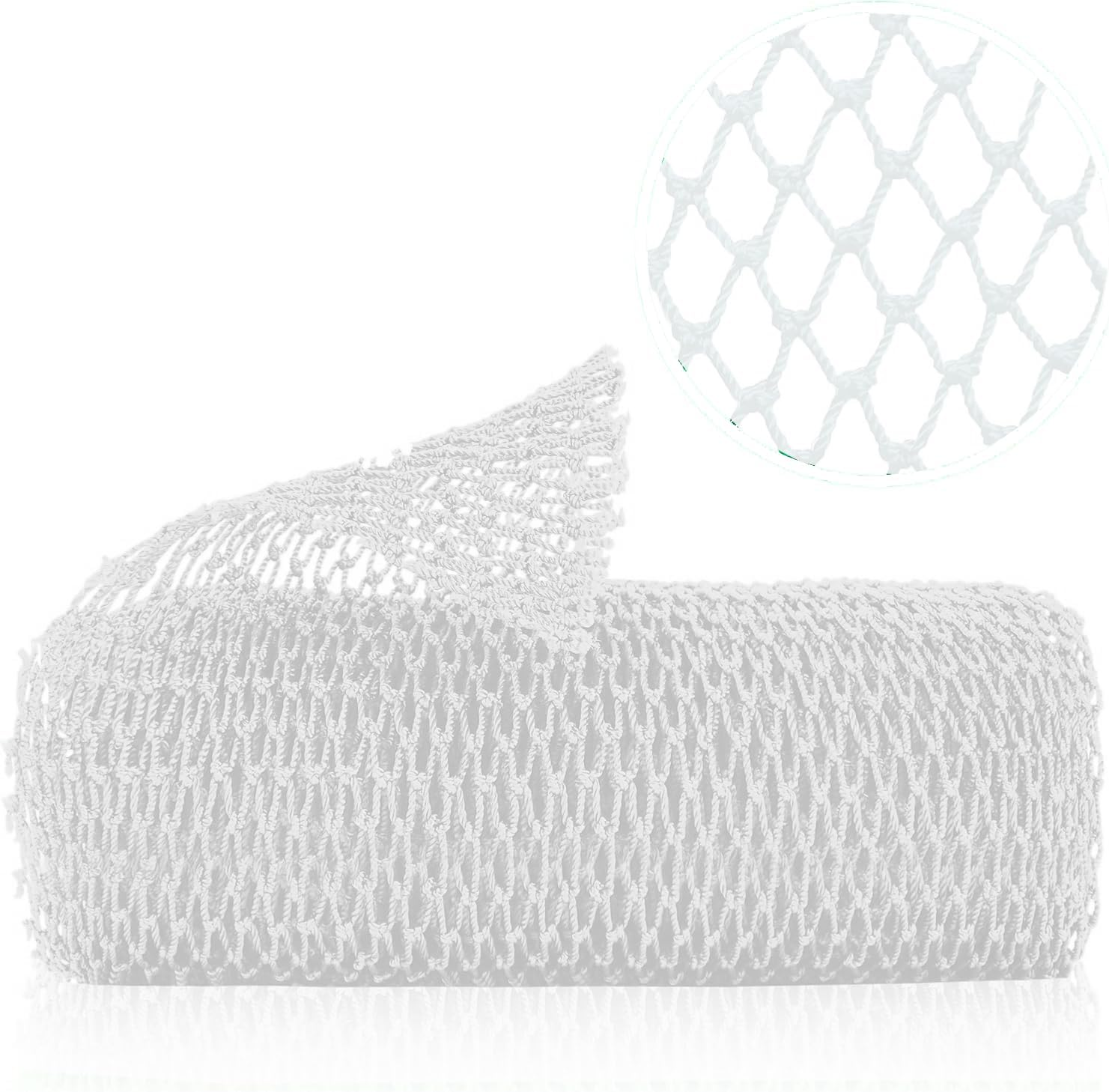 Authentic African Net Sponge with Knots- Long Stretch Exfoliating Sapo Body Scrubber, African Bath Sponge for Back & Feet, Dead Skin Remover, Shower Wash Cloth, 120CM, Pink - Coffee image number 4