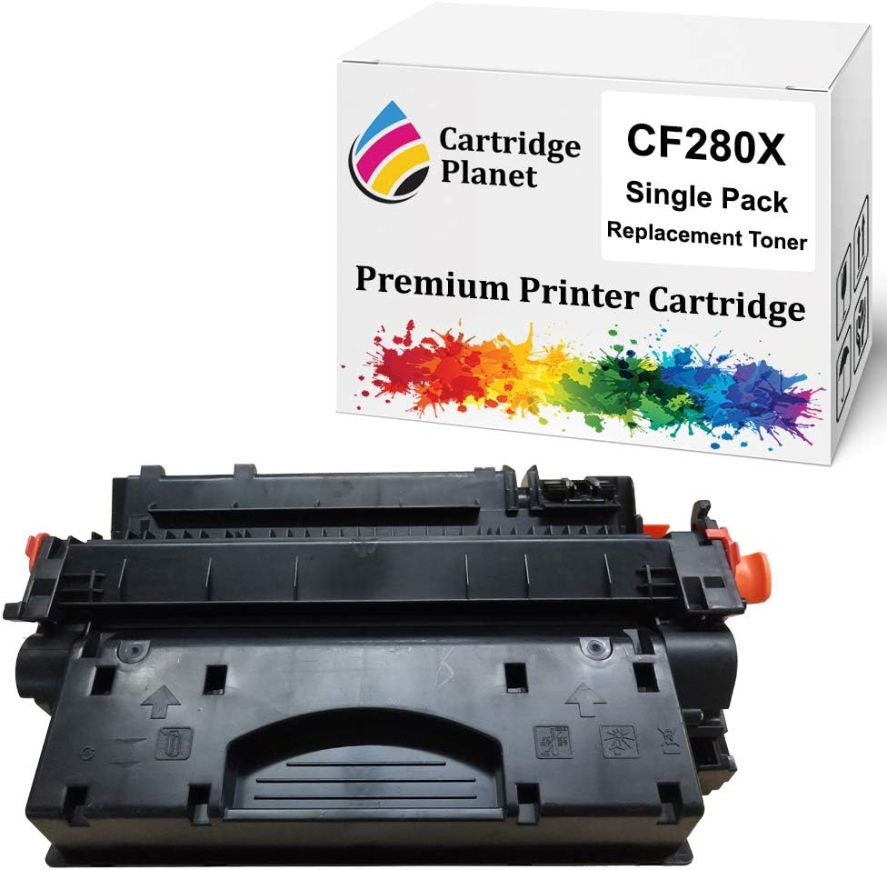 Cartridge Planet Compatible Toner Cartridge Replacement for HP CF280X 80X (6,800 Pages) for HP Laserjet Pro 400 M401D 400 M401Dn 400 M401Dne 400 M401Dw 400 M401N 400 MFP M425Dn 400 MFP M425Dw