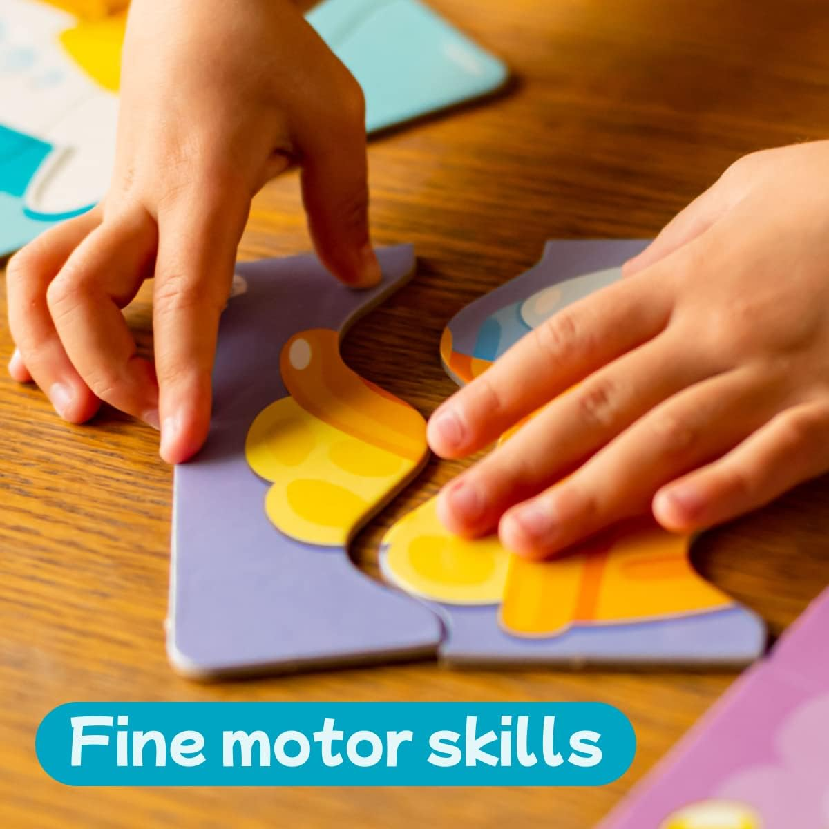 Toddler Puzzles 6 in 1 Zigzag Princess Dreams Girls Jigsaw Puzzles for Kids Develops Logic and Motor Skills Creative Puzzles for Toddlers Bright and Colourful Kids Puzzles Made in Europe image number 5