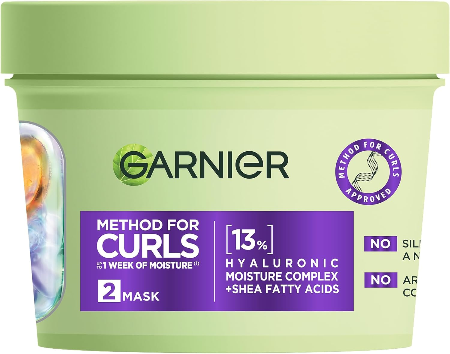 Garnier Method Deep Care Mask for Curls, up to 7 Days of Moisture and Curl Definition. Designed, Tested and Approved on All Curl Types, Including Type 4 Curls and Coils image number 4