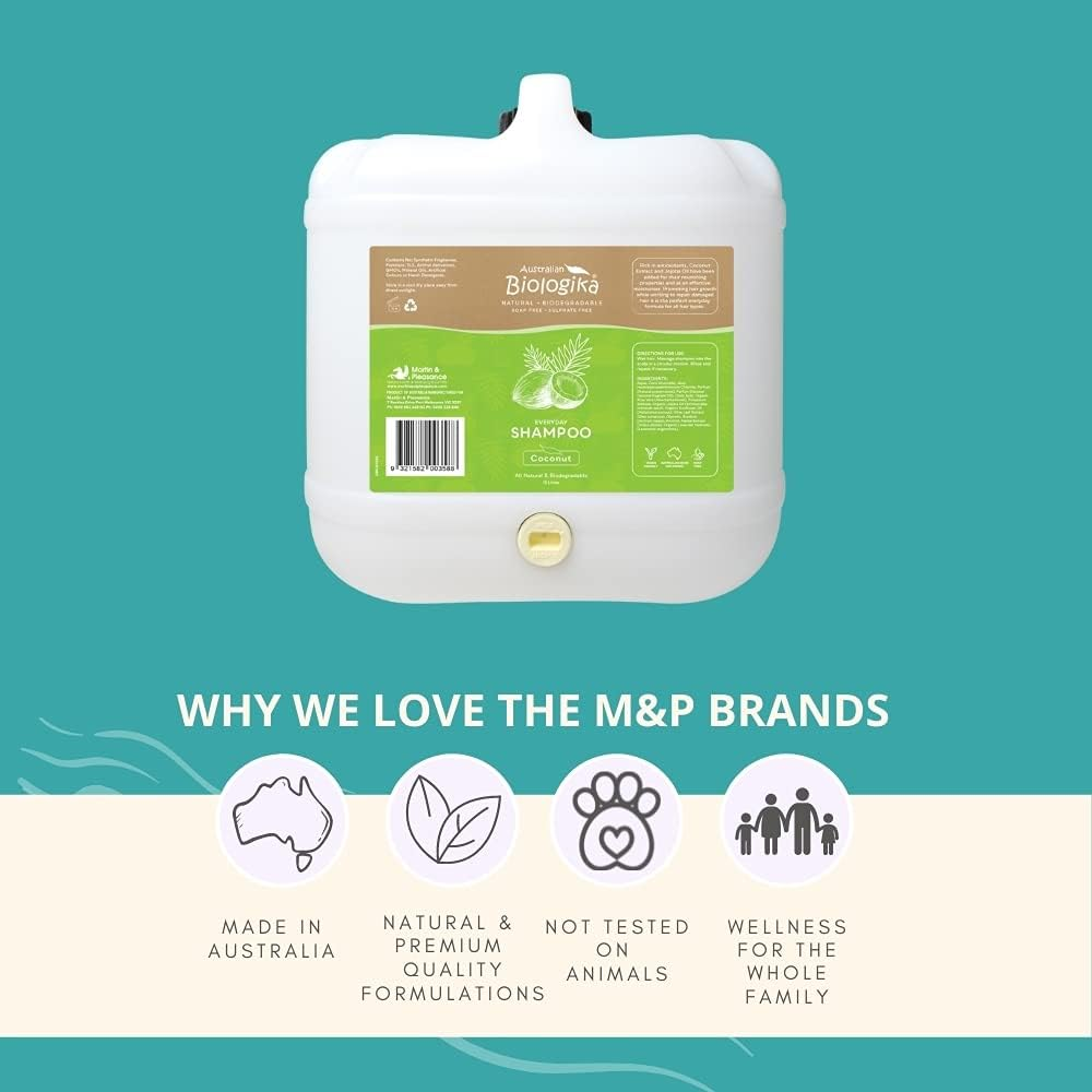 Australian Biologika Coconut Shampoo BULK 15L image number 2